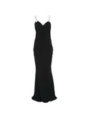 Tom Ford Schräg geschnittenes Kleid mit doppelten Trägern