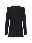 Kragenlose Panama-Jacke von Tom Ford aus feiner Wolle und Seide