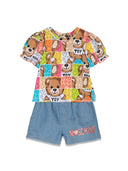 Moschino T-shirt et shorts