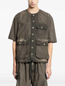 Uma Wang Weste mit Patte und Knopftasche