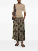 Uma Wang Scalloped Ribbed Wool T Shirt
