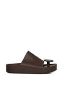 Uma Wang Leather Flat Sandals