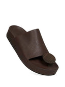 Uma Wang Leather Flat Sandals