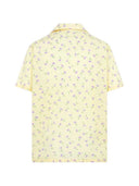 Jil Sander Short Sleeved Shirt With Floral Print
