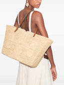 Tory Burch Ella Structured Straw Tote Bag