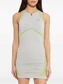 Casablanca Sleeveless Dress With A Quarter Zip