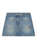 Courreges Minigonna Denim