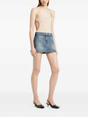 Courreges Minigonna Denim