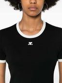 Courreges تي شيرت مع التطبيق