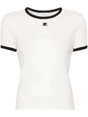 Courreges تي شيرت مع التطبيق