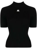 Courreges-Oberteil mit Aufdruck
