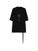 Rick Owens Drkshdw Star Print Crew Neck T Shirt