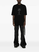 Rick Owens Drkshdw Star Print Crew Neck T Shirt