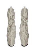 Rick Owens Ss26 Rick Owens Cuffed Boots With Pearl/Transparent Grained Calfskin Case