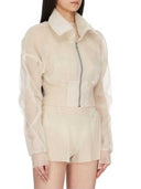 Kurze Jacke von Rick Owens mit transparentem Finish