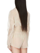 Kurze Jacke von Rick Owens mit transparentem Finish