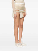 Rick Owens Skirt With Layered Straps And Temple Cutout