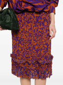 Dries Van Noten Skirt 00330 Scotts Emb 3006 W.W. Skirt