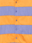Dries Van Noten Horizontally Striped Shirt With Band Collar
