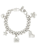 Marc Jacobs "The Mini Icon Charm" Chain Bracelet