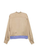 Dries Van Noten Horizontally Striped Shirt With Band Collar