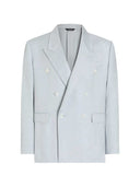 Dolce & Gabbana Zweireihige Viskose-Shantung-Jacke