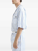Gestreiftes Hemd von Dolce & Gabbana mit Applikation