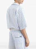 Gestreiftes Hemd von Dolce & Gabbana mit Applikation