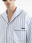 Gestreiftes Hemd von Dolce & Gabbana mit Applikation