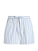 Gestreifte Bermudashorts von Dolce & Gabbana mit Kordelzug