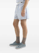 Gestreifte Bermudashorts von Dolce & Gabbana mit Kordelzug