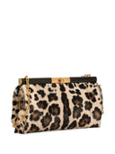 Dolce & Gabbana Marlene Leopard Print Goatskin Shoulder Bag