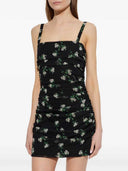 Dolce & Gabbana Floral Print Ruffle Dress
