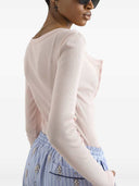 Dolce & Gabbana Ribbed Cotton Henley T Shirt
