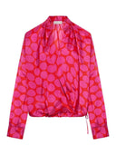 Dries Van Noten Camicetta Dries Van Noten A Maniche Lunghe Con Allacciatura Allacciata