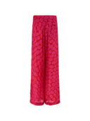 بنطال ذو طيات وطبعات من Dries Van Noten