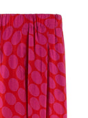 بنطال ذو طيات وطبعات من Dries Van Noten