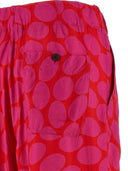 بنطال ذو طيات وطبعات من Dries Van Noten