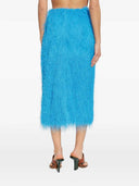 Dries Van Noten Midi Skirt With Fringes
