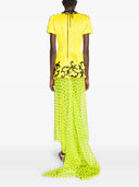 Langer Seidenrock von Dries Van Noten mit dekorativem Muster