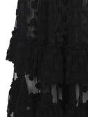 Dries Van Noten Elegant Black Cotton Dress By Dries Van Noten