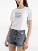 Dolce & Gabbana T Shirt With Logo And Floral Detail