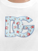 Dolce & Gabbana T Shirt With Logo And Floral Detail
