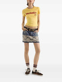 Dolce & Gabbana Miniskirt With Lace Inserts