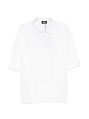 Gcds Frottee-Poloshirt mit Jacquard-Logo