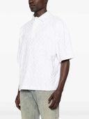 Gcds Frottee-Poloshirt mit Jacquard-Logo