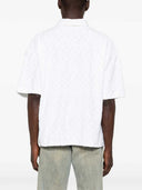 Gcds Frottee-Poloshirt mit Jacquard-Logo