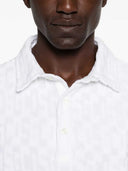 Gcds Frottee-Poloshirt mit Jacquard-Logo