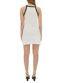 Courreges kjole med logo
