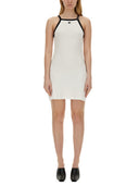 Courreges kjole med logo
